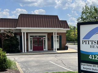 Pittsburgh East Health Center in Monroeville lobby