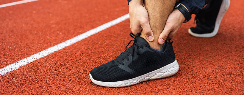 patient receiving ankle pain treatment in Monroeville