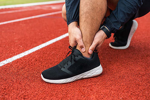 patient needing ankle pain treatment in Monroeville