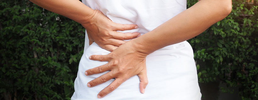 patient receiving back pain treatment in Monroeville