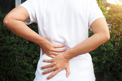 patient needing back pain treatment in Monroeville